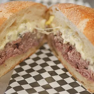 London Broil Pretzel Roll
