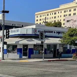 the exterior of the building