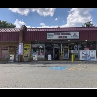 the front of the store