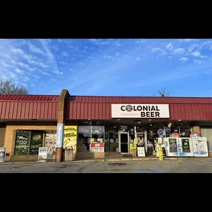 the front of the store