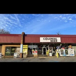 the front of the store