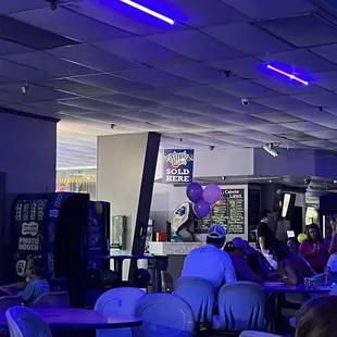 During dark out bowling