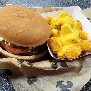 Cheeseburger and Cheese Tots