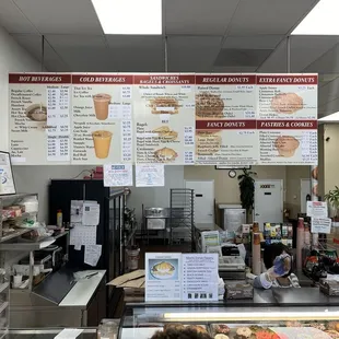 Menu prices, Dec 2023