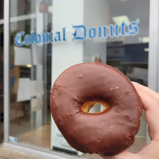 Classic Chocolate Glazed Donut