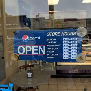 Hours as of Jan 12 2018