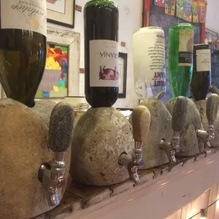 Wine from a bottle is great. Wine from a rock is just plain fun!