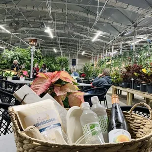 Sweet Wine Basket for 'In the Greenhouse' music series