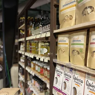 Great selection of honey, chips and many more items