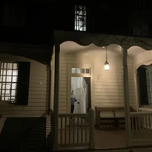 Back porch is great entrance.