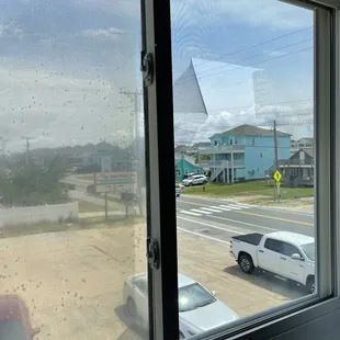 The screen in the bedroom was torn