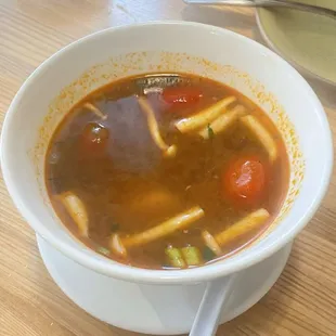 Tom Yum Shrimp Soup