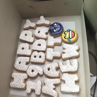 a box of cookies