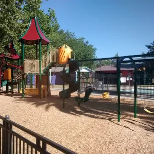 Brand new play structure, summer 2015