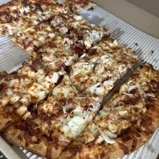 BBQ chicken pizzaa