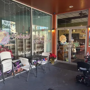 the outside of the store