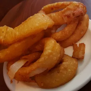 Crispy, crunchy, golden fried onion rings