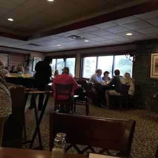 View of the dining room.