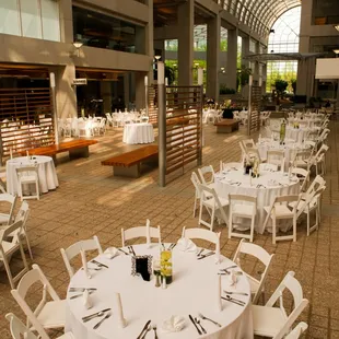 WEDDING RECEPTION AT COLONNADE ATRIUM