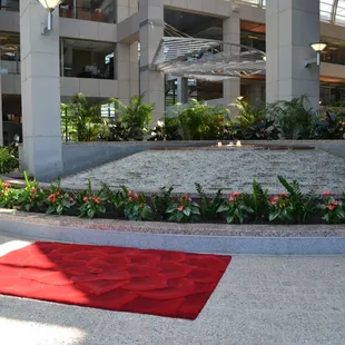 Gorgeous indoor and outdoor fountains...