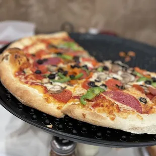 a slice of pizza