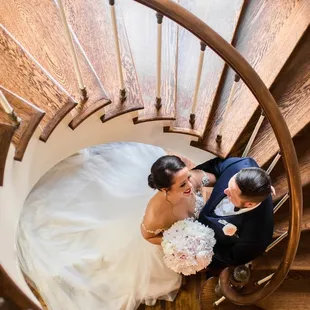 Grand Ballroom Staircase | Jen Boris Photography