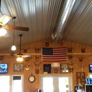 the ceiling