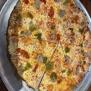 Sausage and spicy peppers
