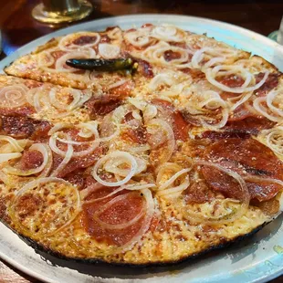 Hot oil Pepperoni Pizza