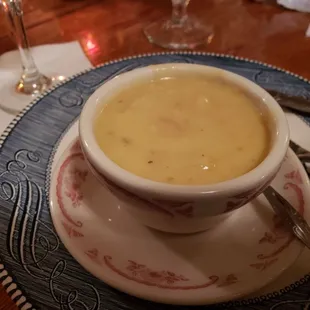 Cheesy potato soup