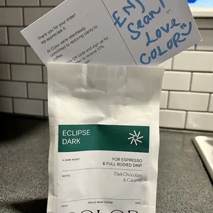 They really add an extra personal touch when you order online