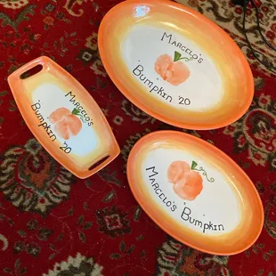 Glazed and fired ceramic pieces