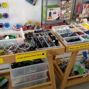 Legos by the pound.