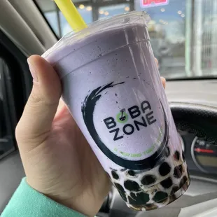 Taro Snow With Boba