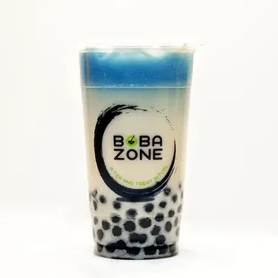 Lavender Butterfly Milk Tea.