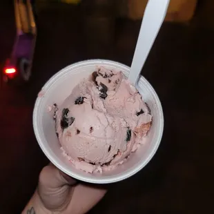 Cherry ice cream