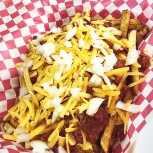Chili cheese fries