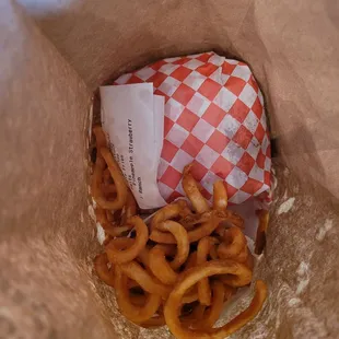  a bag of onion rings