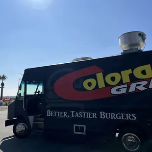 food truck parked on the side of the road
