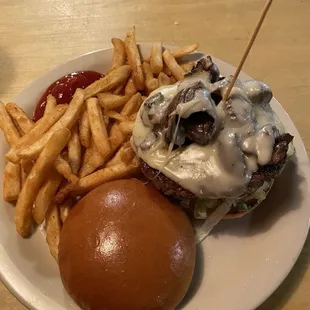 Mushroom &amp; Swiss Burger