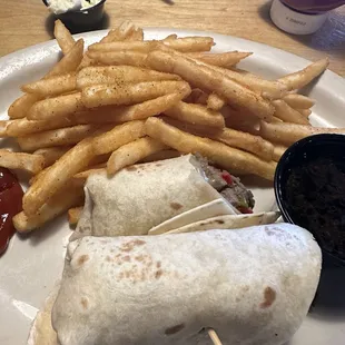Philly Cheese Steak Wrap