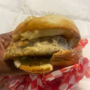 Turkey burger---Yuck!