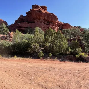Red rock formations