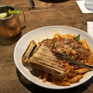 Colorado Bison Bolognese and Moscow Mule
