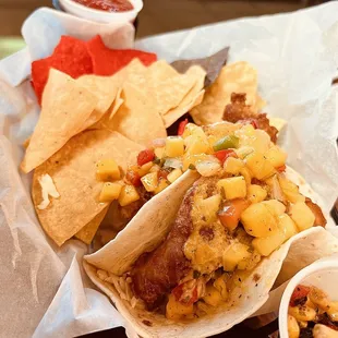 Ale Battered Fish Tacos