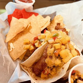 Ale Battered Fish Tacos