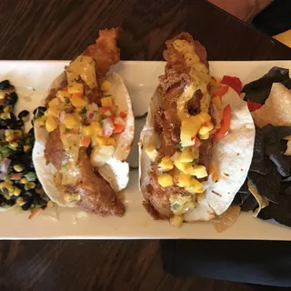 Ale Battered Fish Tacos