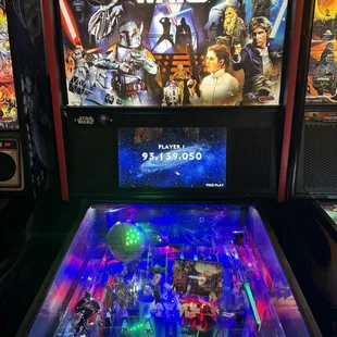 star wars pinball machine