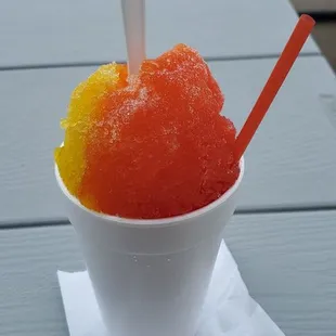 Mango and Guava Sno-Ball