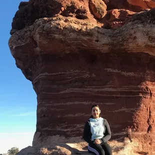 Me hiking the garden of the gods 2018